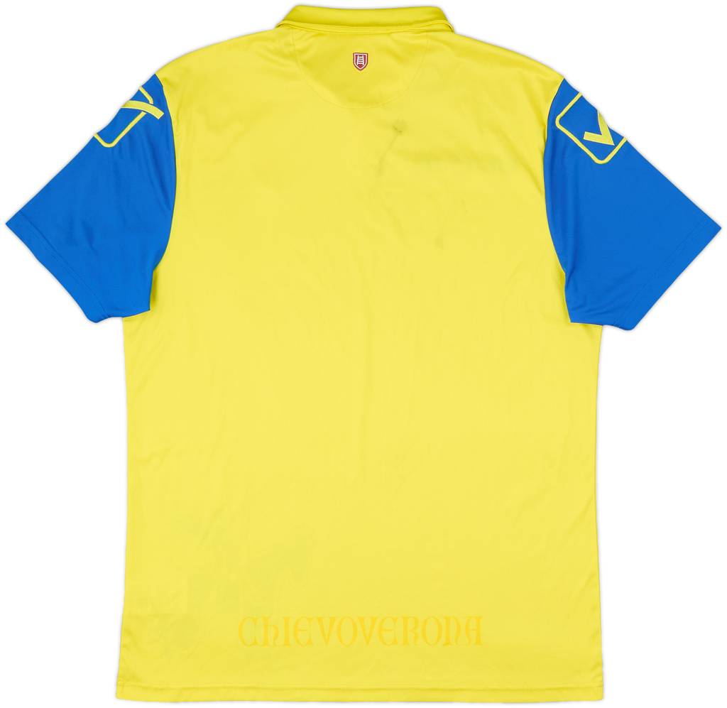 2013-14 Chievo Verona Signed Home Shirt - 6/10 - (XL)