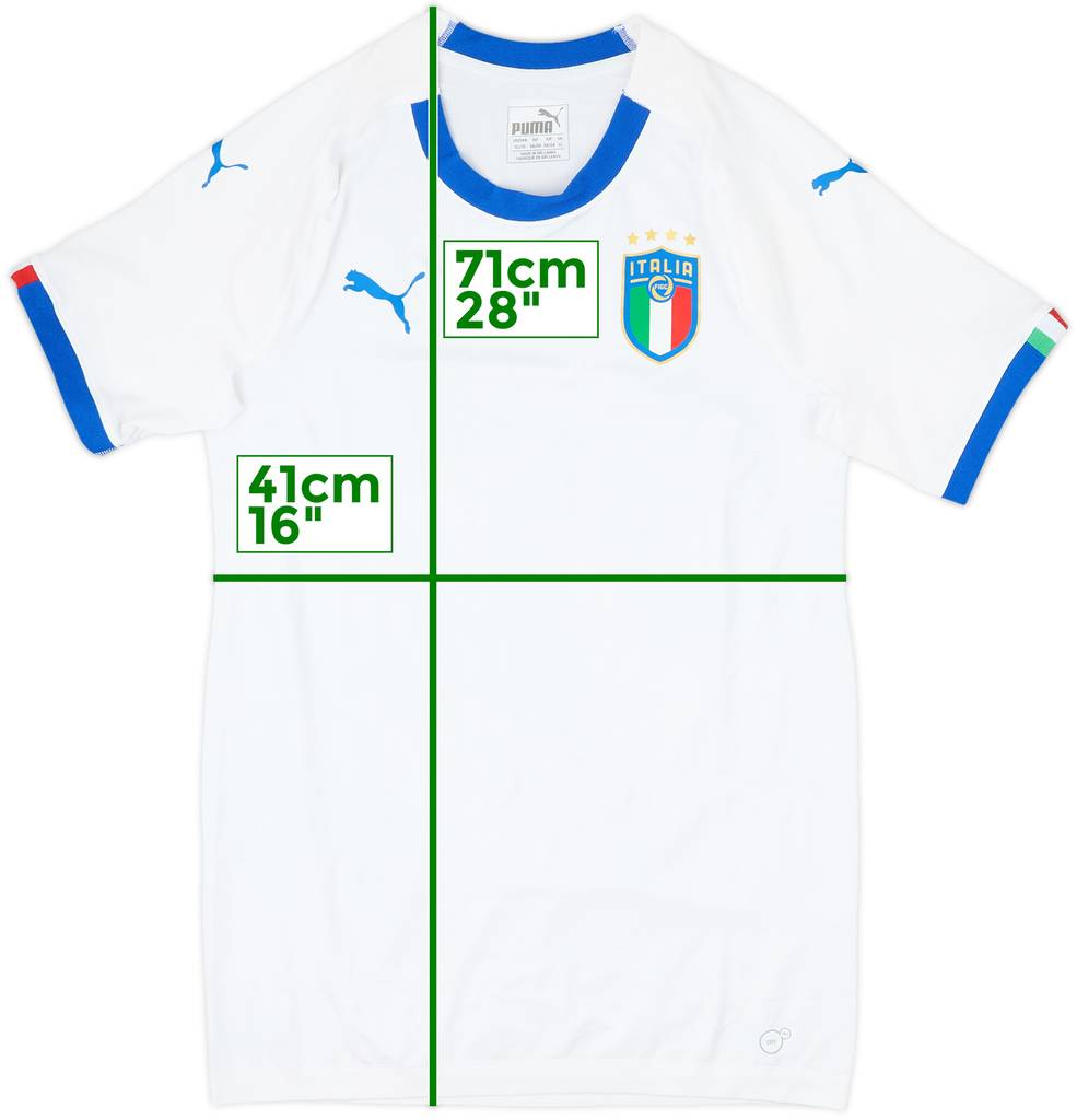 2018-19 Italy Authentic Away Shirt - 8/10 - (XL)