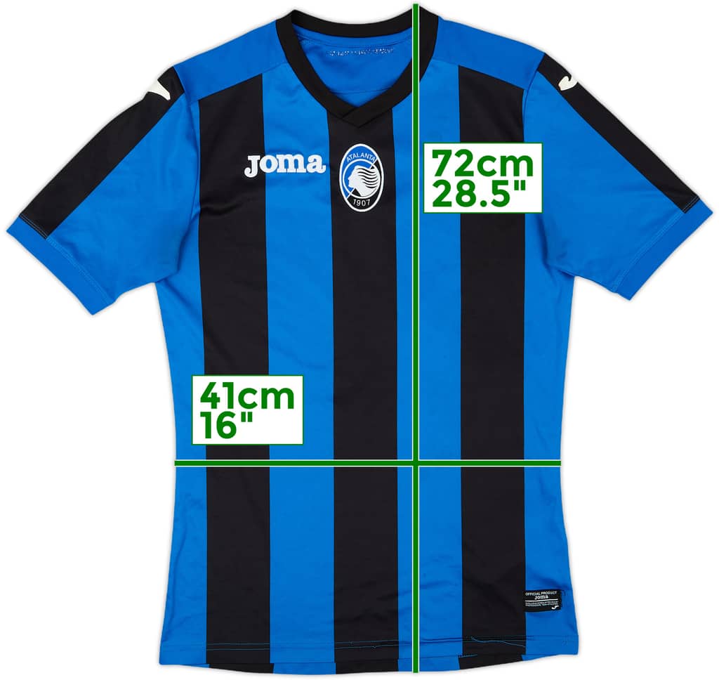 2017-18 Atalanta Home Shirt - 7/10 - (S)