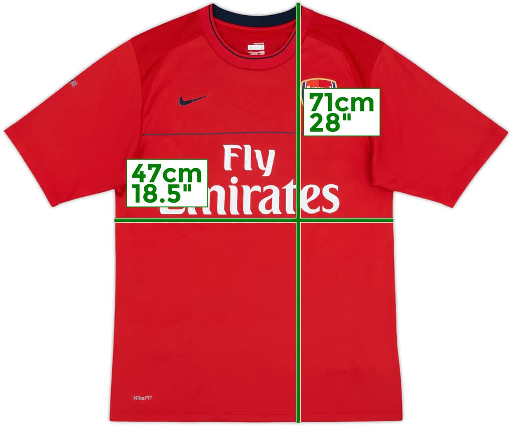 2008-09 Arsenal Nike Training Shirt - 8/10 - (S)