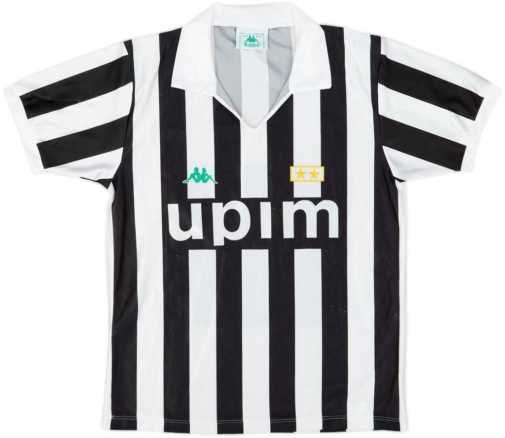 1991-92 Juventus Basic Home Shirt - 8/10 - (M)