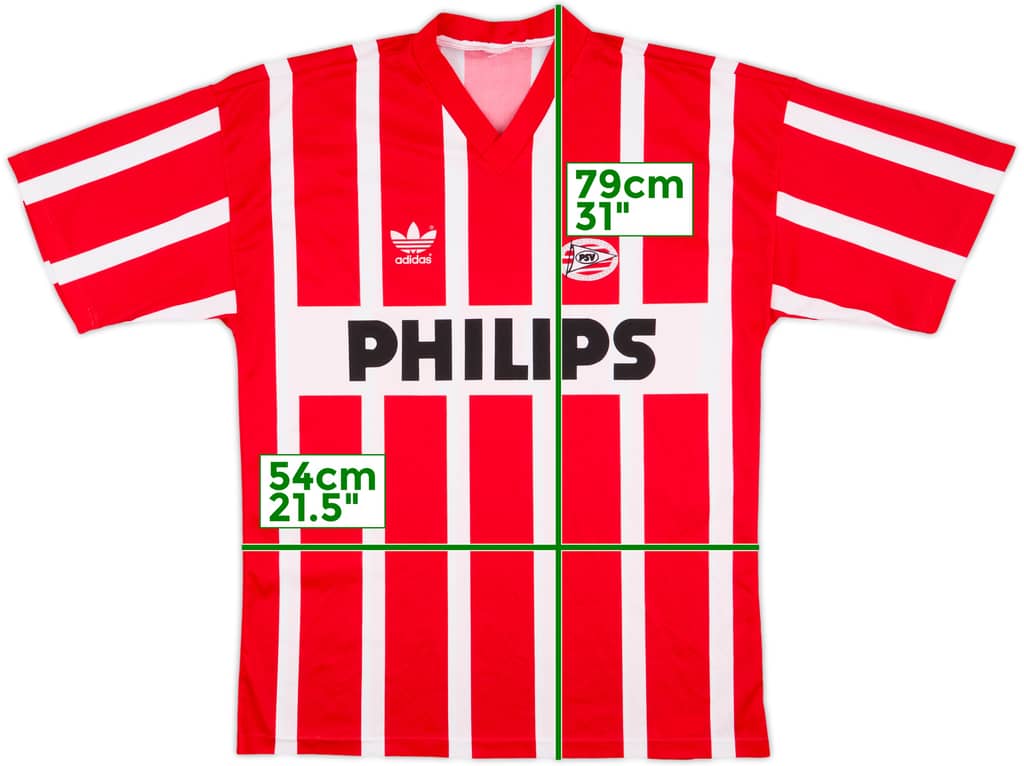 1990-92 PSV Home Shirt - 5/10 - (L)