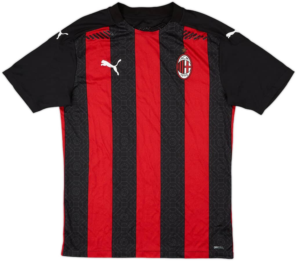 2020-21 AC Milan Authentic Home Shirt - 7/10 - (M)