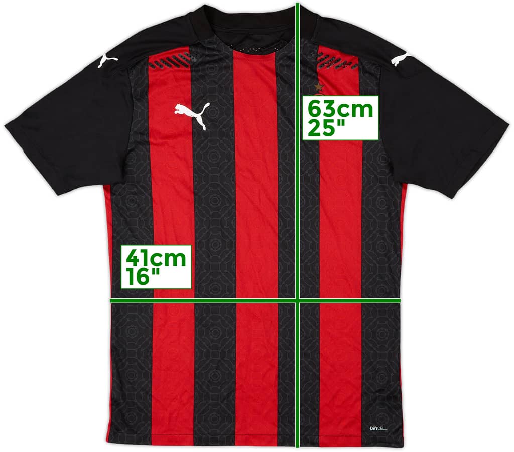 2020-21 AC Milan Authentic Home Shirt - 7/10 - (M)
