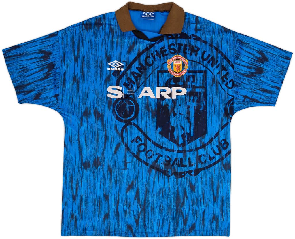 1992-93 Manchester United Away Shirt - 4/10 - (XL)