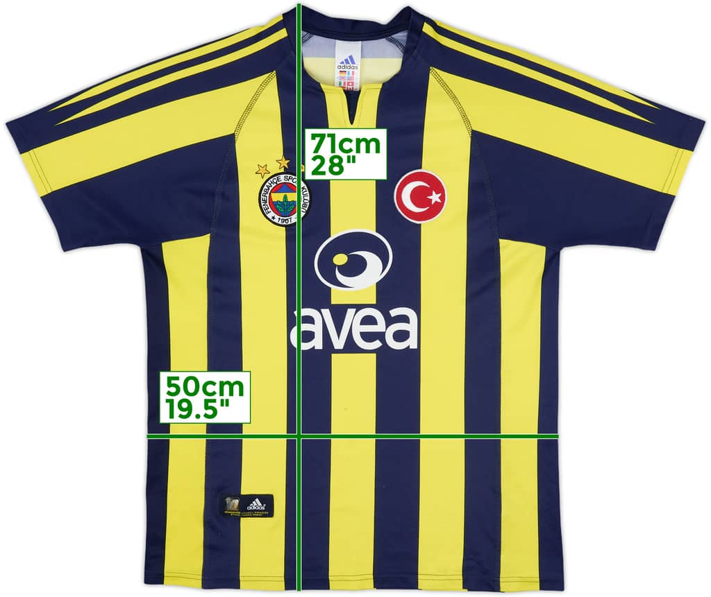 2004-05 Fenerbahce Home Shirt - 8/10 - (S)