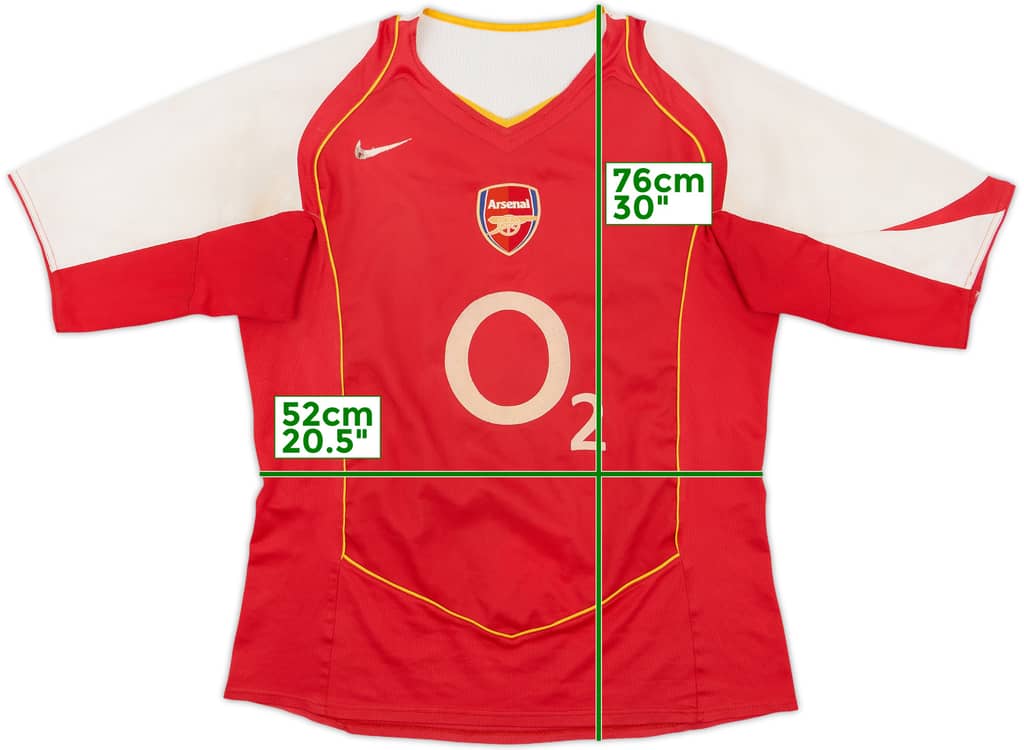 2004-05 Arsenal Home Shirt - 4/10 - (XL)