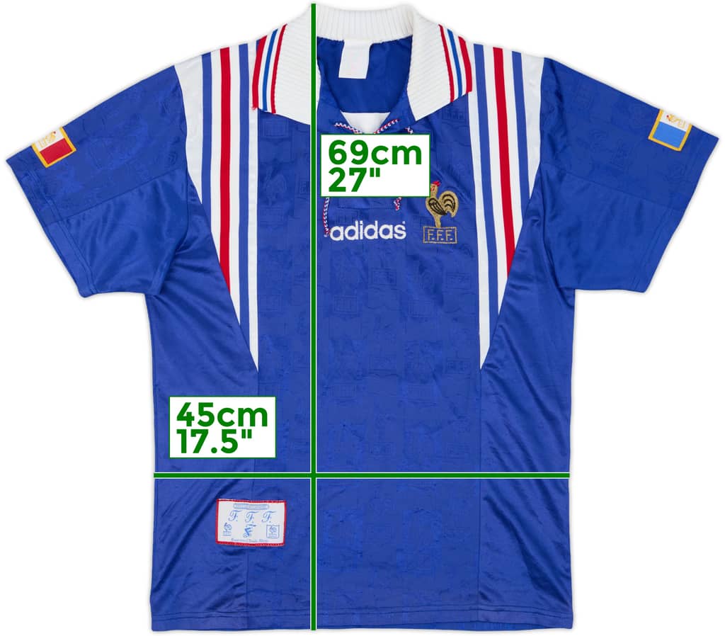 1996-98 France Home Shirt - 8/10 - (S)