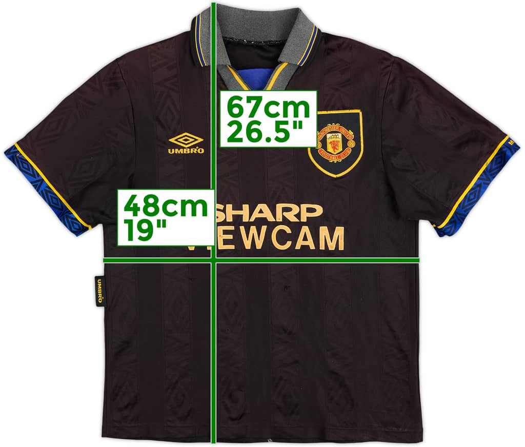 1993-95 Manchester United Away Shirt - 5/10 - (S)