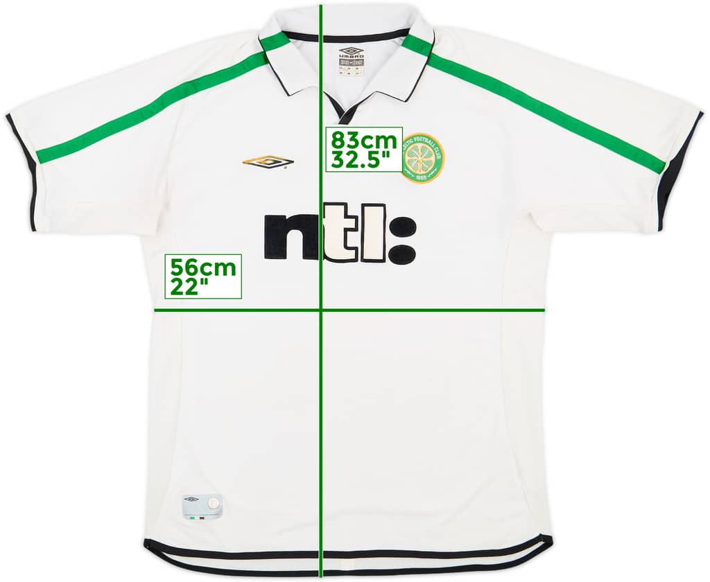 2001-02 Celtic Away Shirt - 4/10 - (XL)