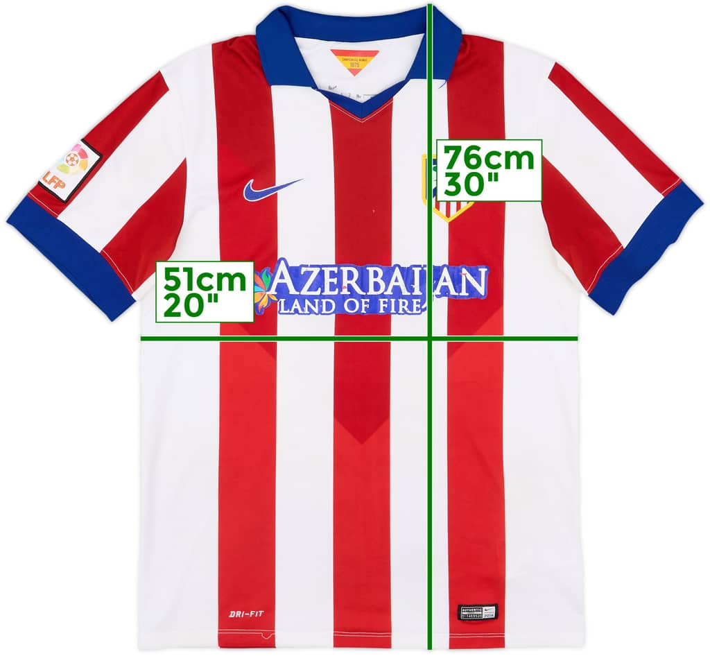 2014-15 Atletico Madrid Home Shirt - 5/10 - (M)