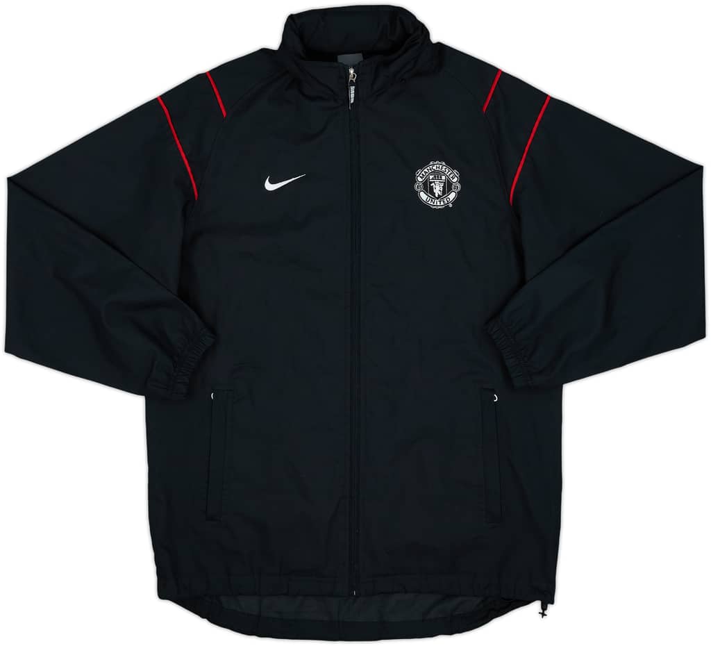 2003-04 Manchester United Nike Hooded Track Jacket - 8/10 - (S)