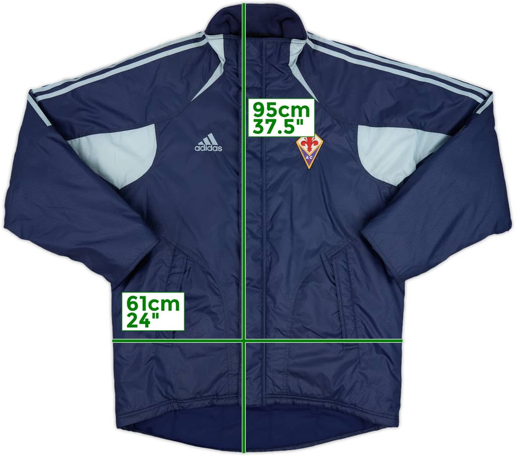 2004-05 Fiorentina adidas Padded Bench Coat - 10/10 - (M)