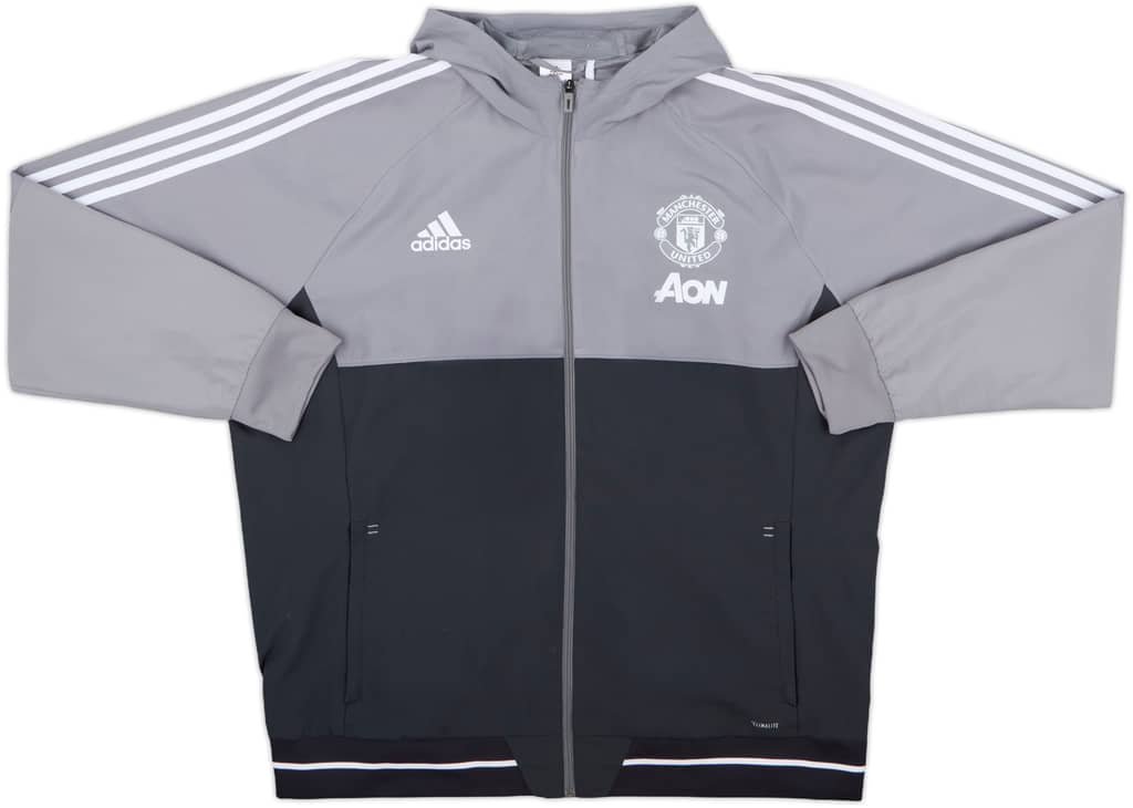 2017-18 Manchester United adidas Track Jacket - 10/10 - (XXL)