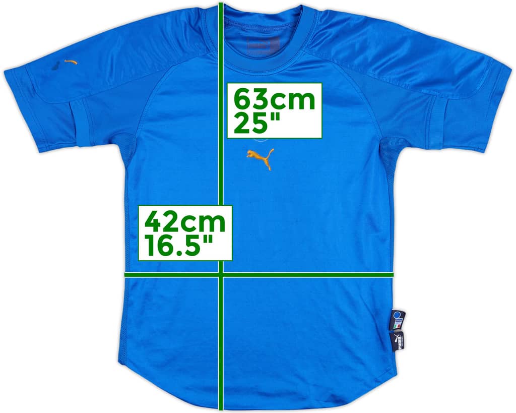 2004-06 Italy Home Shirt - 3/10 - (XL.Boys)