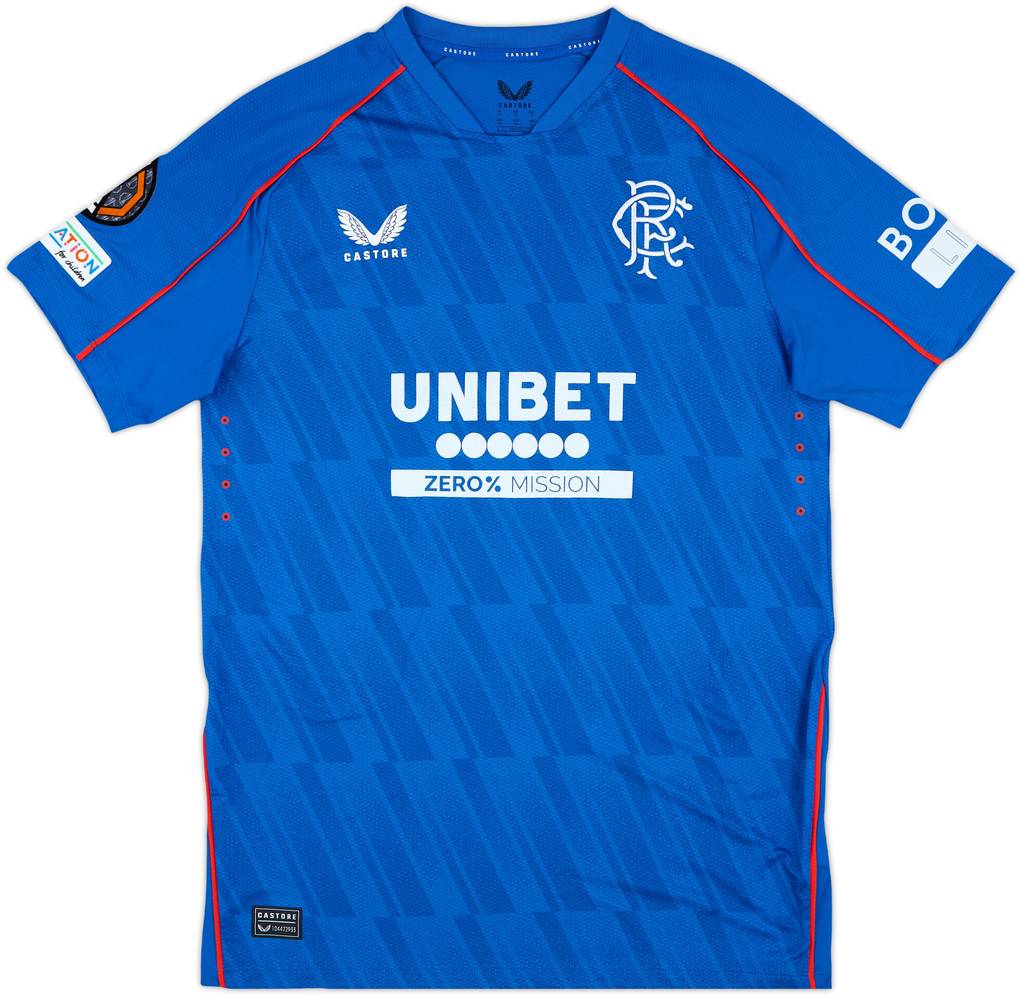 2024-25 Rangers Europa League Home Shirt - 9/10 - (S)