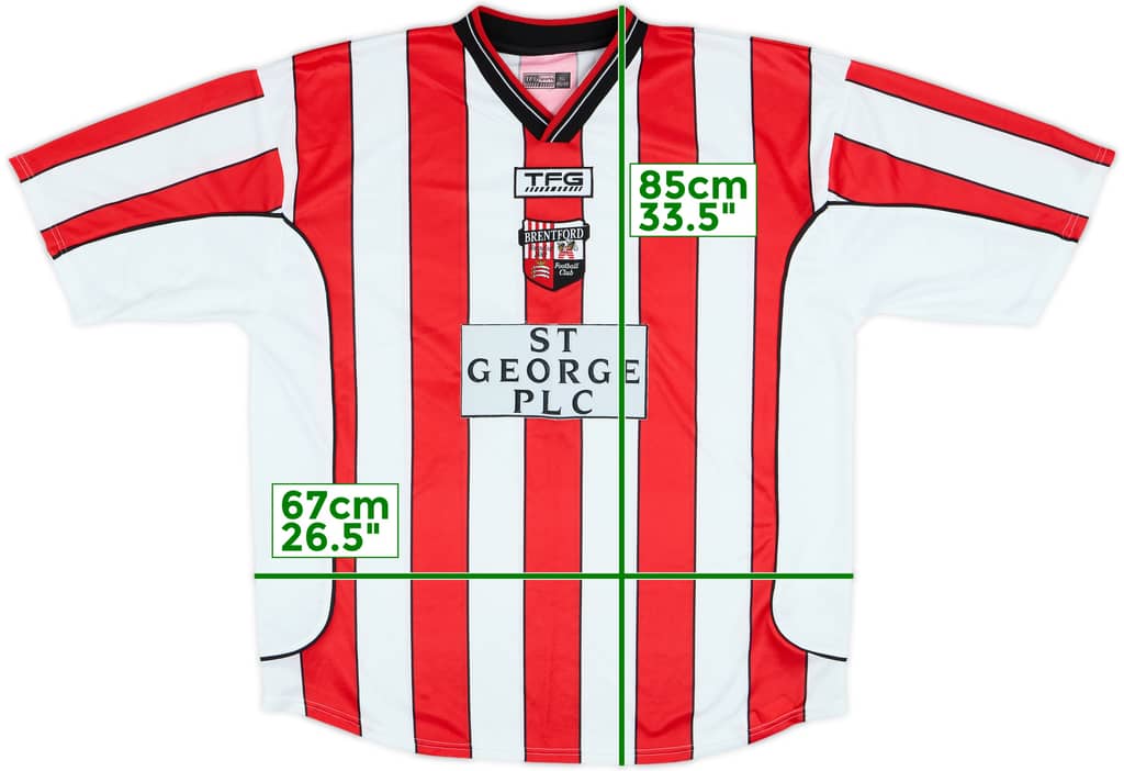 2002-04 Brentford Home Shirt - 8/10 - (XL)