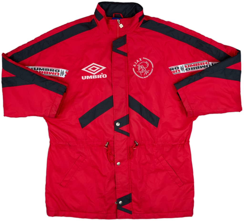 1994-95 Ajax Umbro Padded Bench Coat - 7/10 - (XXL)
