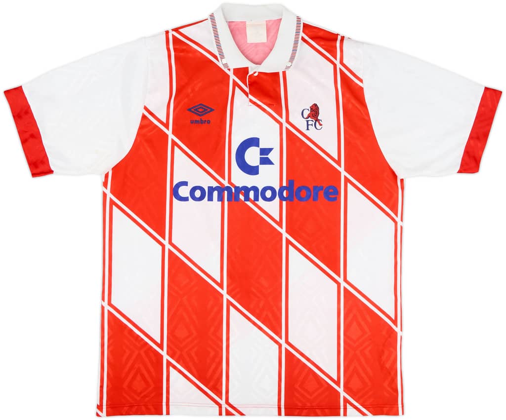 1990-92 Chelsea Away Shirt - 8/10 - (L)