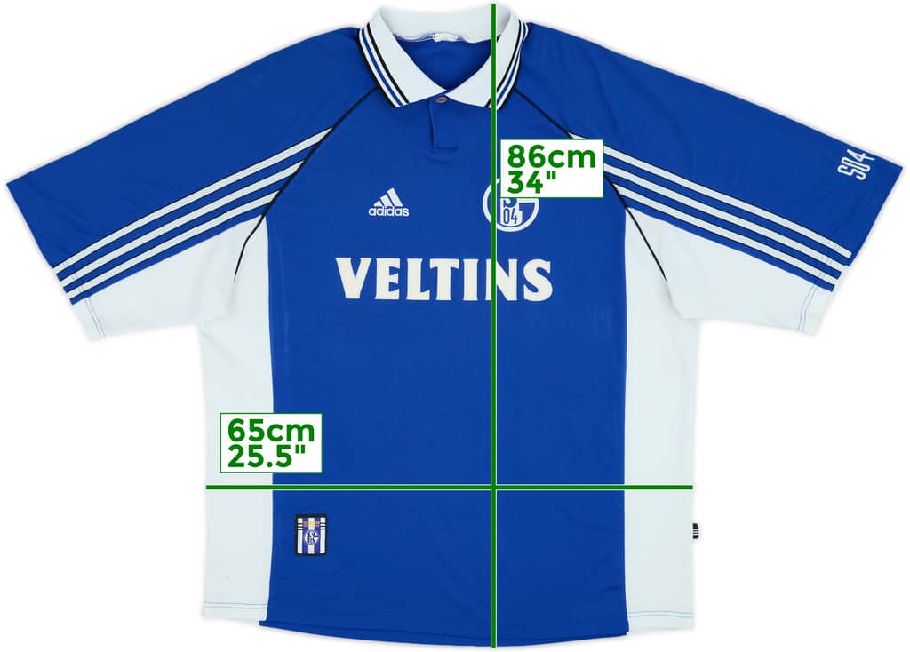 1998-99 Schalke Home Shirt - 8/10 - (XXL)
