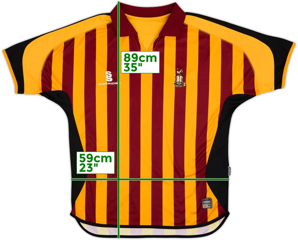 2007-08 Bradford City Home Shirt - 8/10 - (XL)