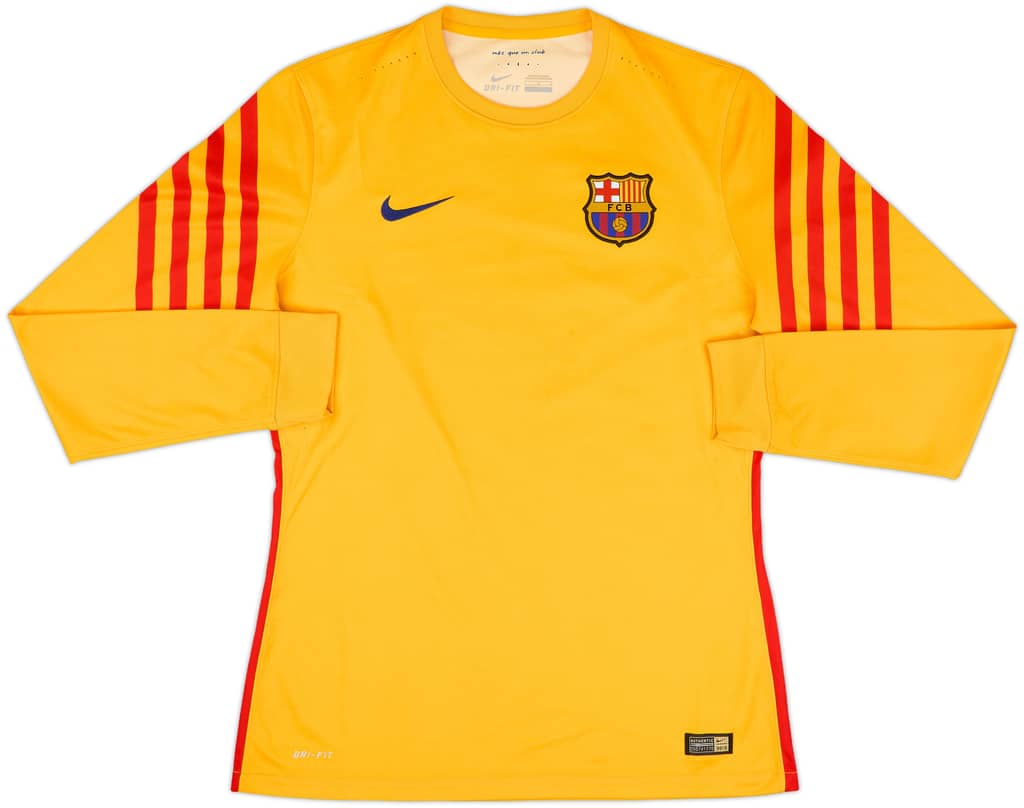 2015-16 Barcelona Player Issue GK Shirt - 8/10 - (L)