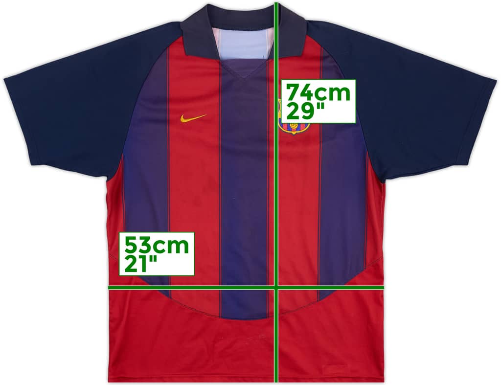 2003-04 Barcelona Basic Home Shirt - 5/10 - (XL)