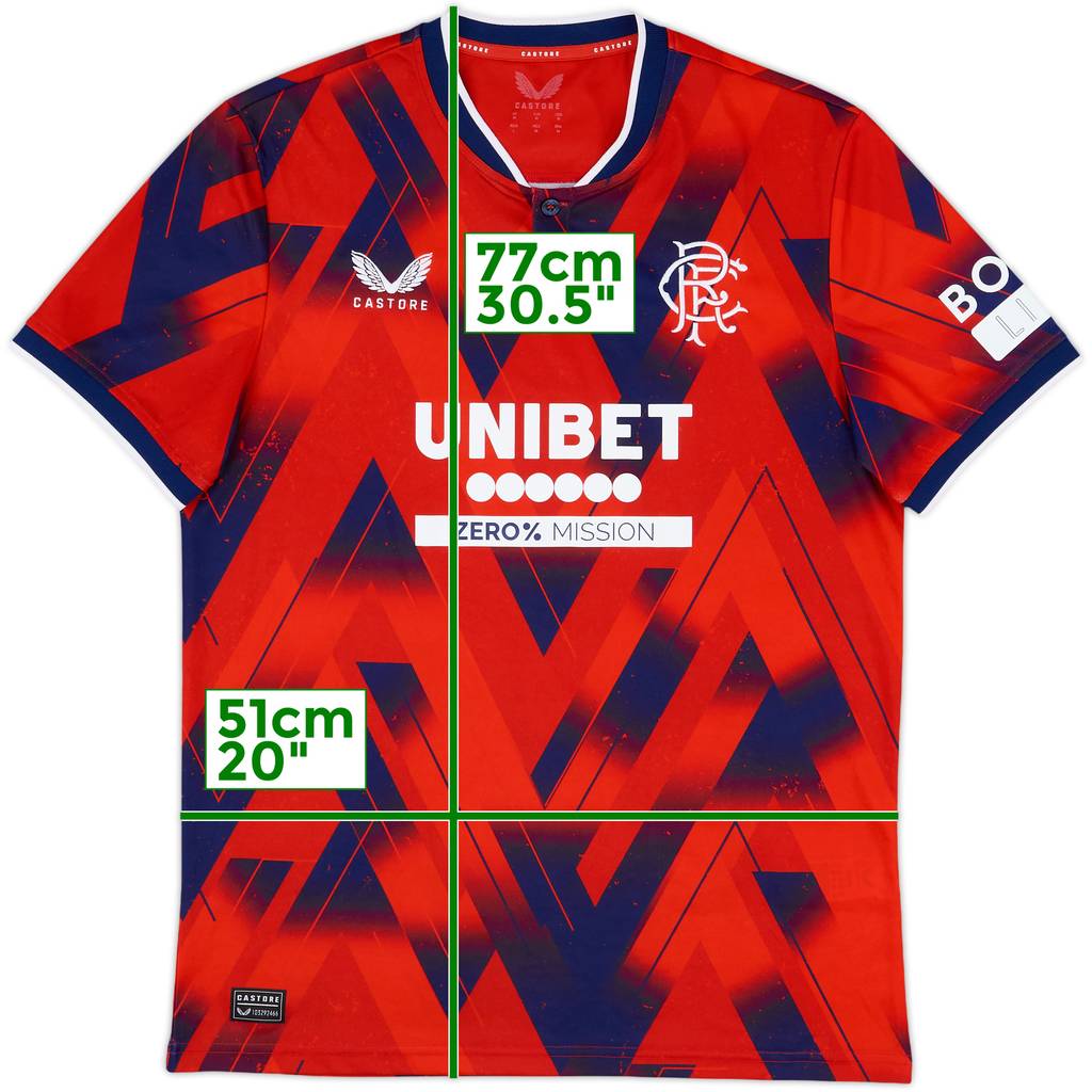 2023-24 Rangers Fourth Shirt - 9/10 - (M)