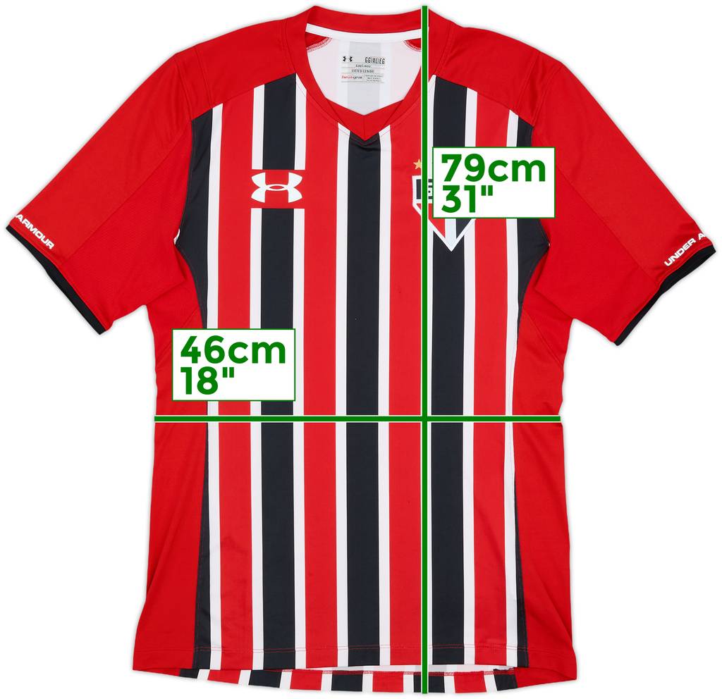 2015 Sao Paulo Away Shirt - 8/10 - (XL)