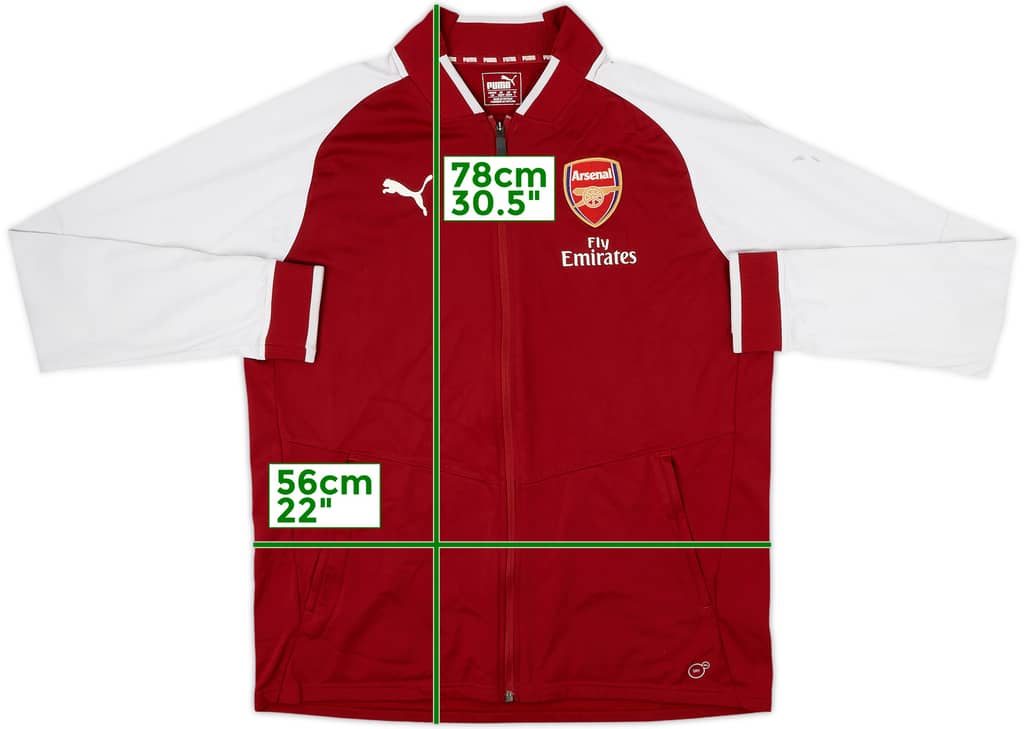 2017-18 Arsenal Puma Track Jacket - 5/10 - (L)