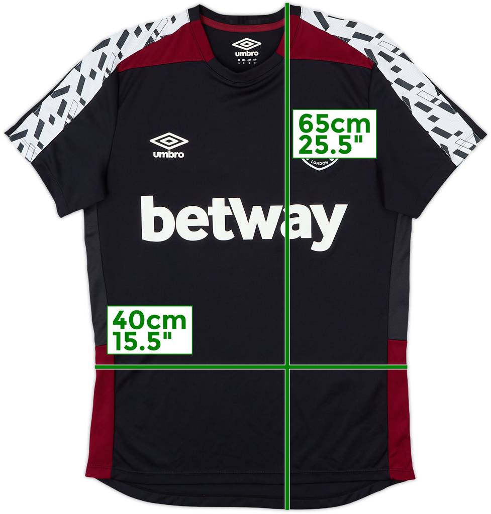 2022-23 West Ham Umbro Training Shirt - 7/10 - (S)