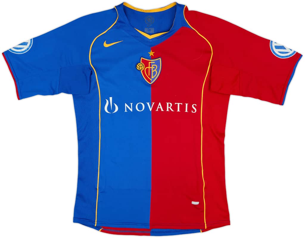 2004-05 FC Basel Basic Home Shirt - 7/10 - (S)