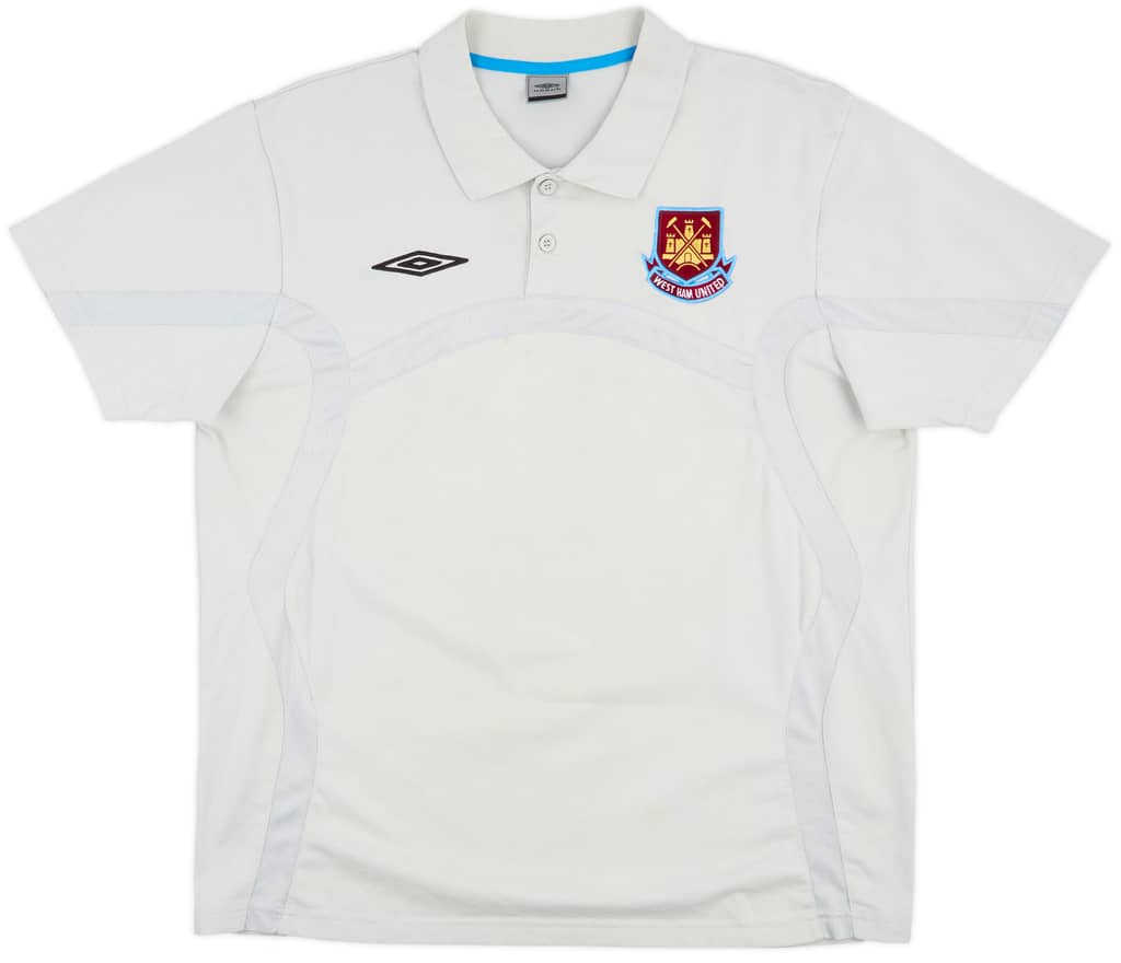 2009-10 West Ham Umbro Polo Shirt - 6/10 - (XL)