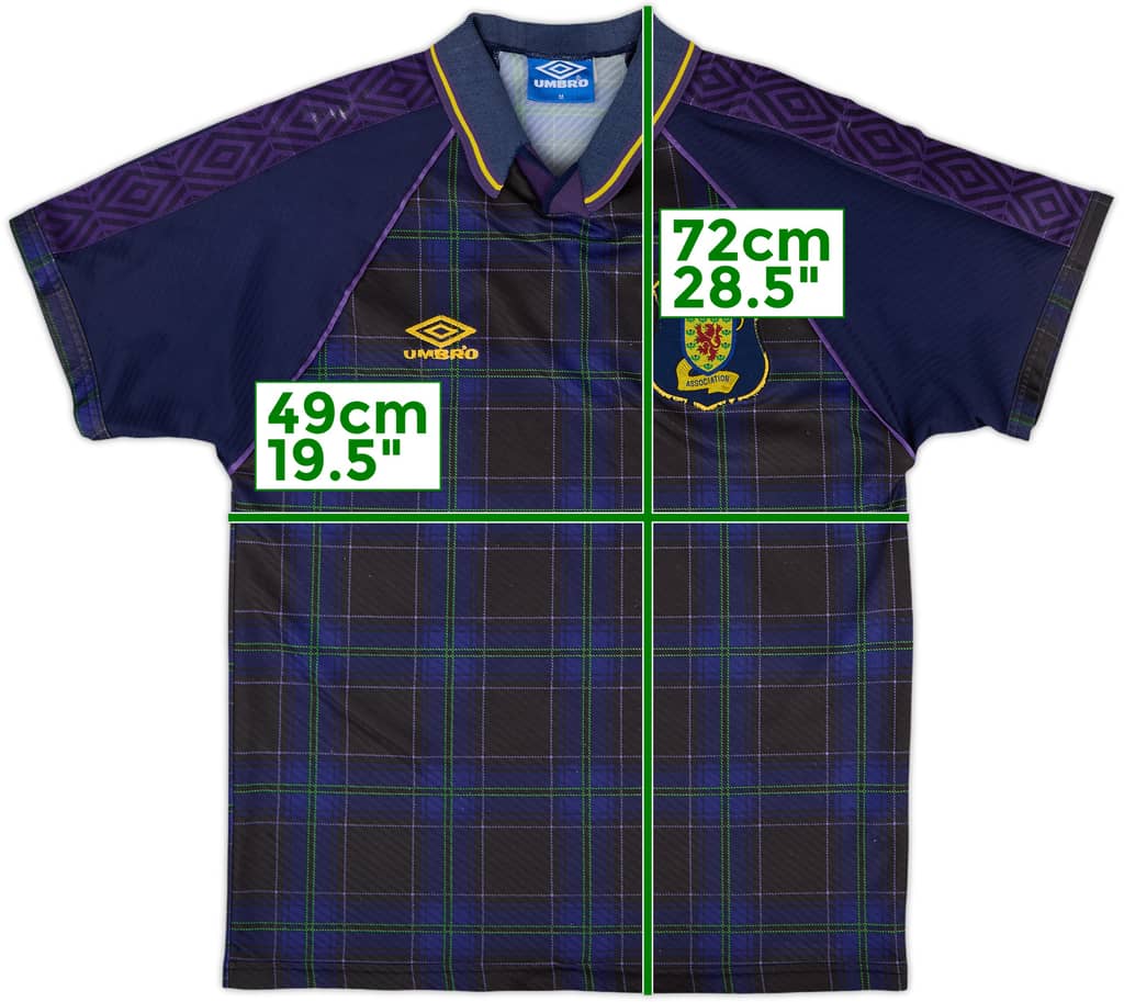 1994-96 Scotland Home Shirt - 4/10 - (M)