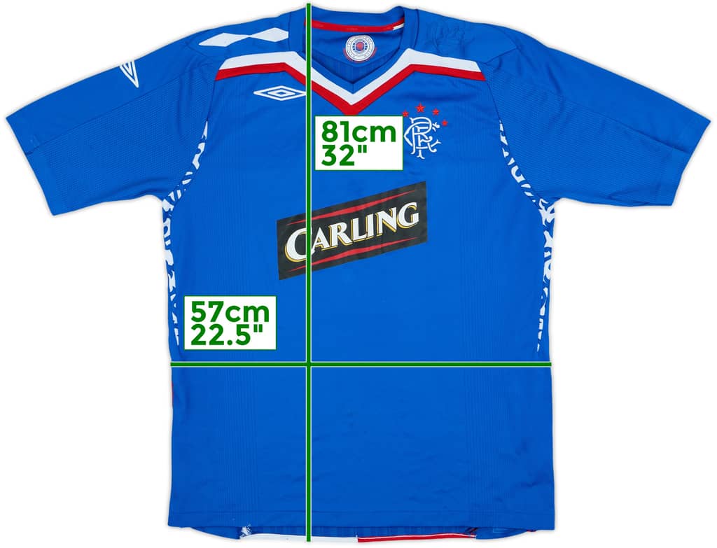 2007-08 Rangers Home Shirt - 5/10 - (L)