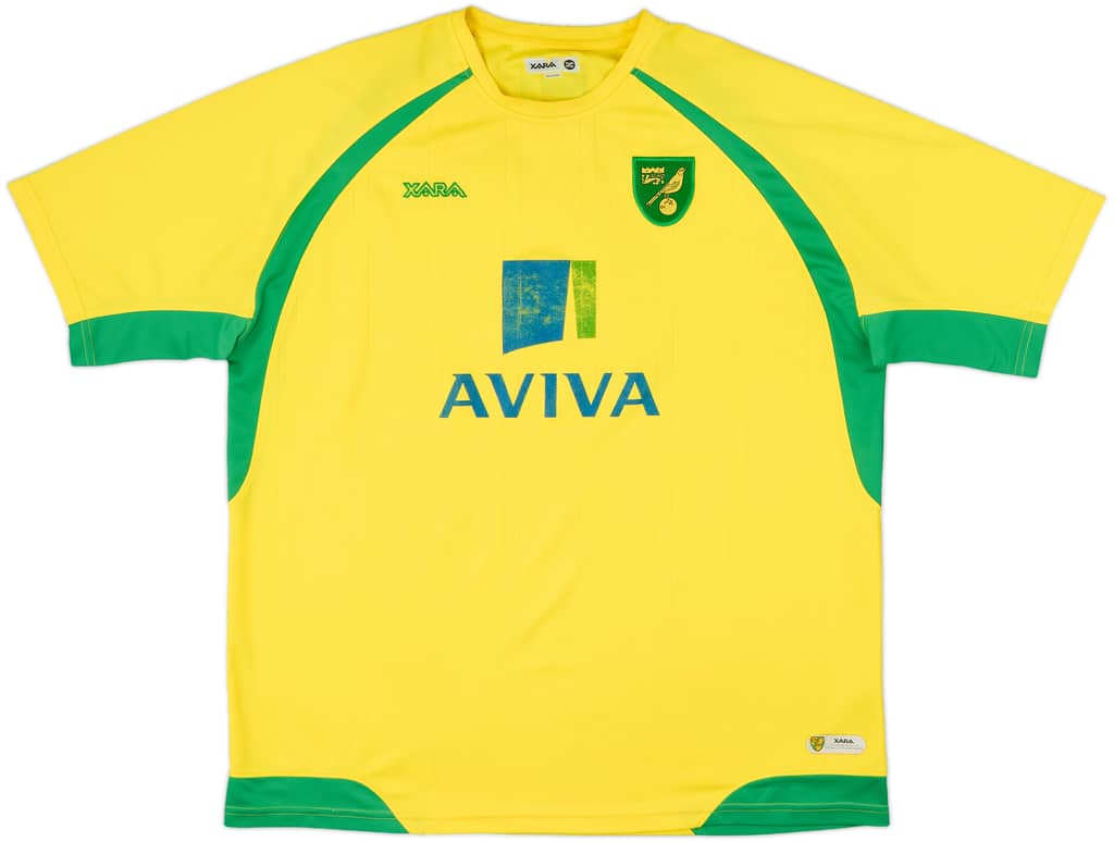 2010-11 Norwich Home Shirt - 6/10 - (XXL)