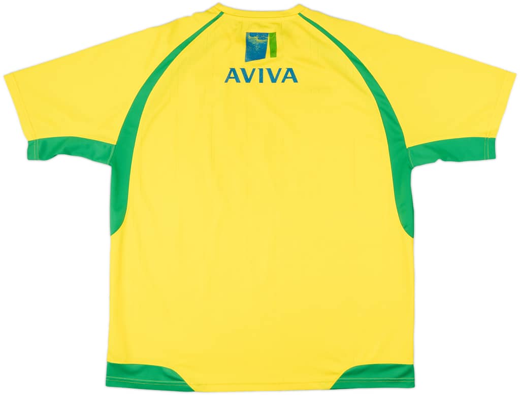 2010-11 Norwich Home Shirt - 6/10 - (XXL)