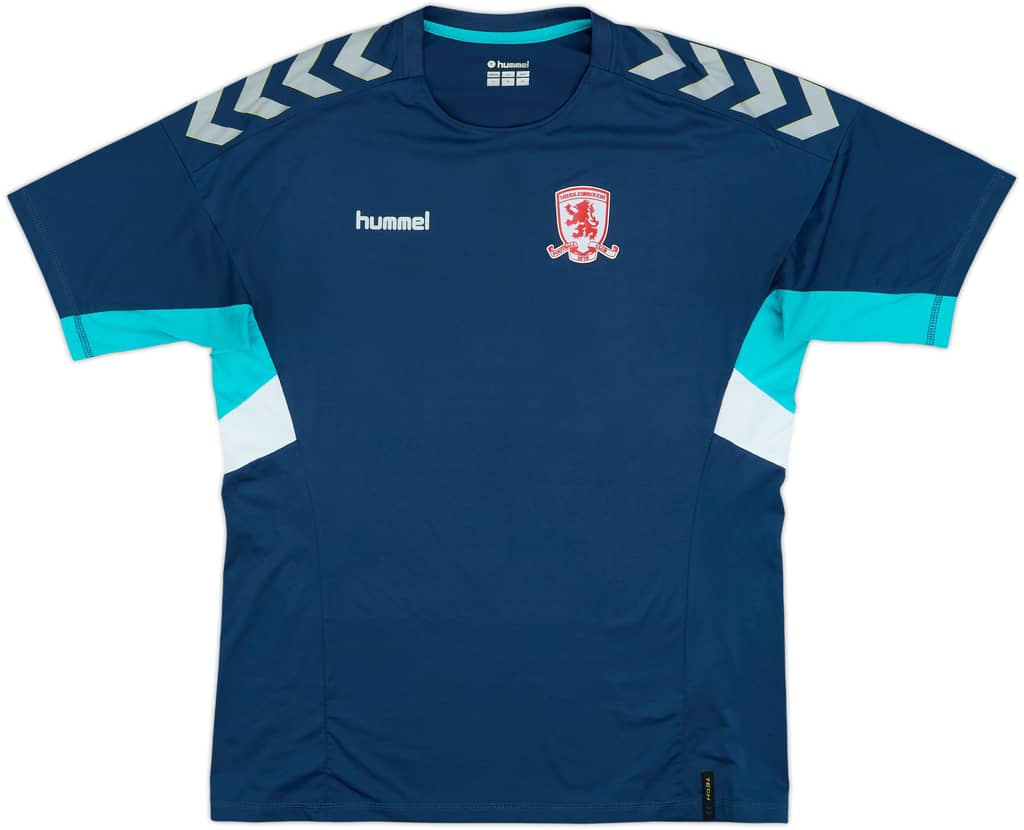 2018-19 Middlesbrough Hummel Training Shirt - 8/10 - (L)