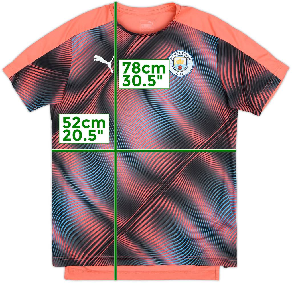 2019-20 Manchester City Puma Training Shirt - 9/10 - (XXL)