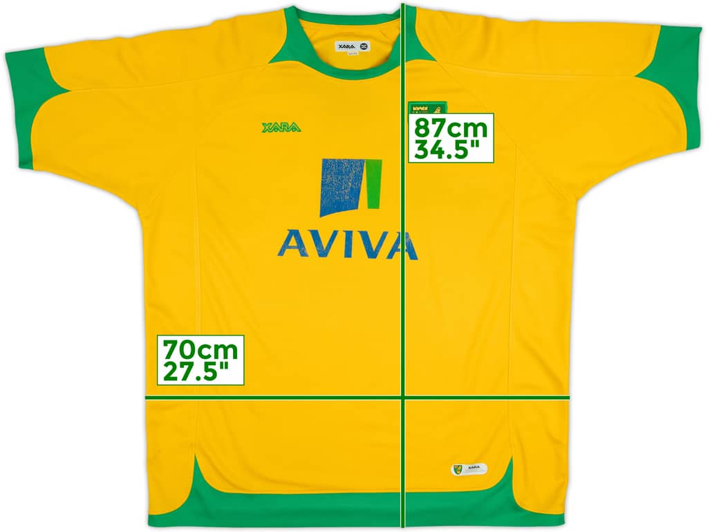 2008-10 Norwich Home Shirt - 5/10 - (XXL)