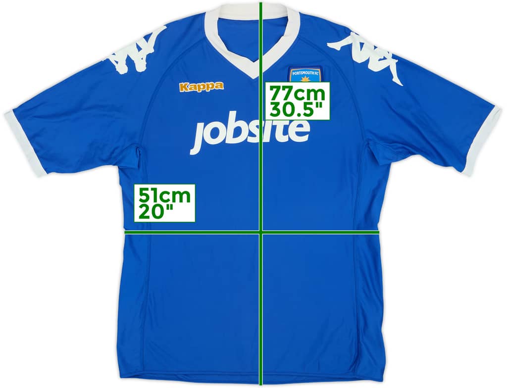 2010-11 Portsmouth Home Shirt - 6/10 - (L)