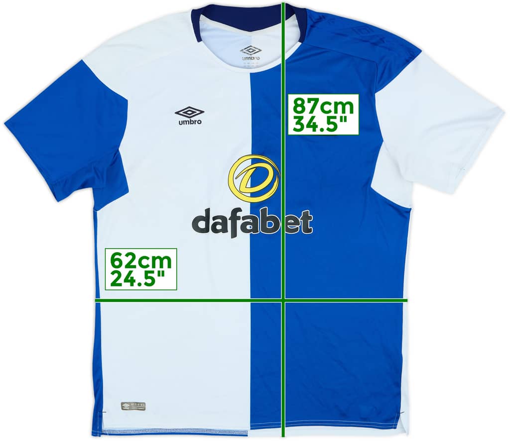2017-18 Blackburn Rovers Home Shirt - 6/10 - (XXL)