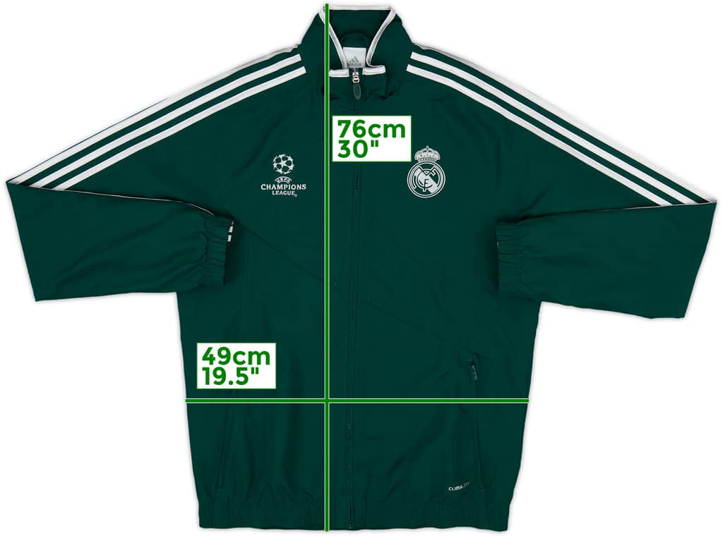 2012-13 Real Madrid CL adidas Track Jacket - 10/10 - (S)
