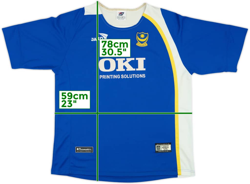 2005-06 Portsmouth Home Shirt - 7/10 - (L)