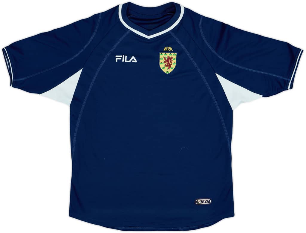 2000-02 Scotland Home Shirt - 8/10 - (S)