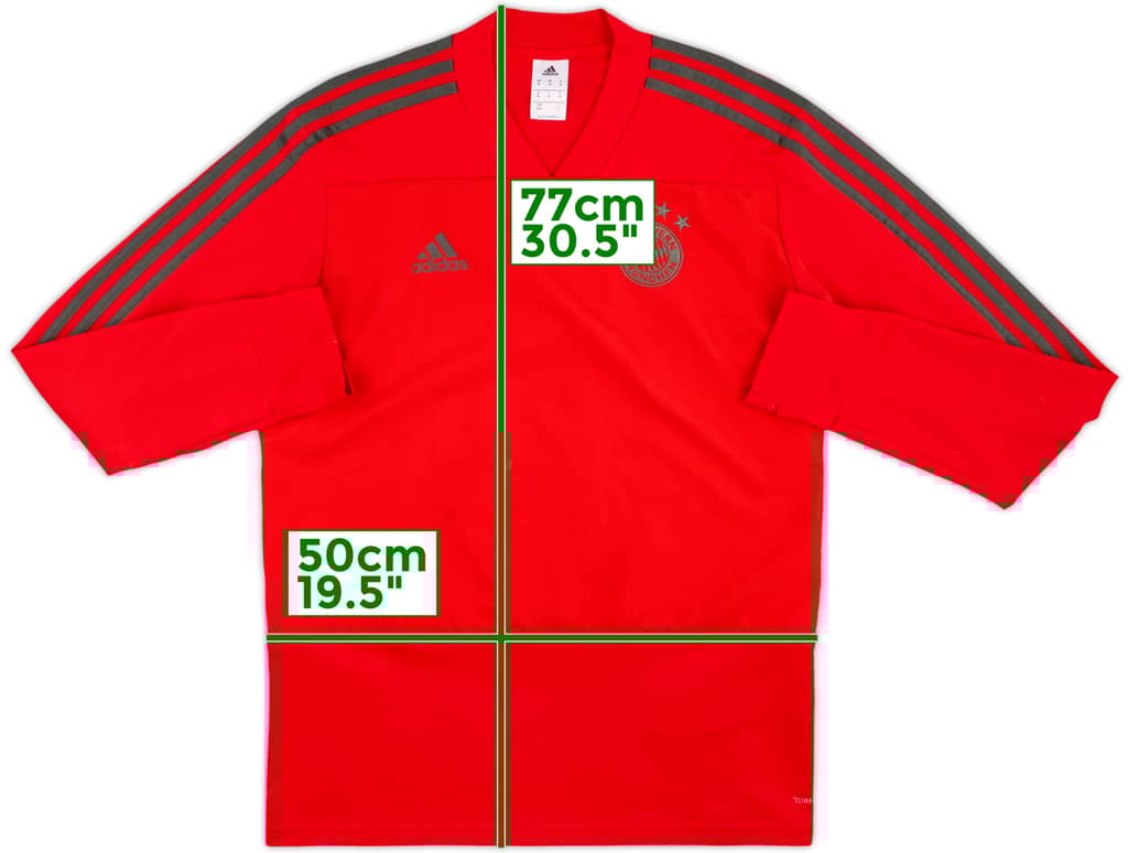 2018-19 Bayern Munich adidas Drill Top - 7/10 - (M)