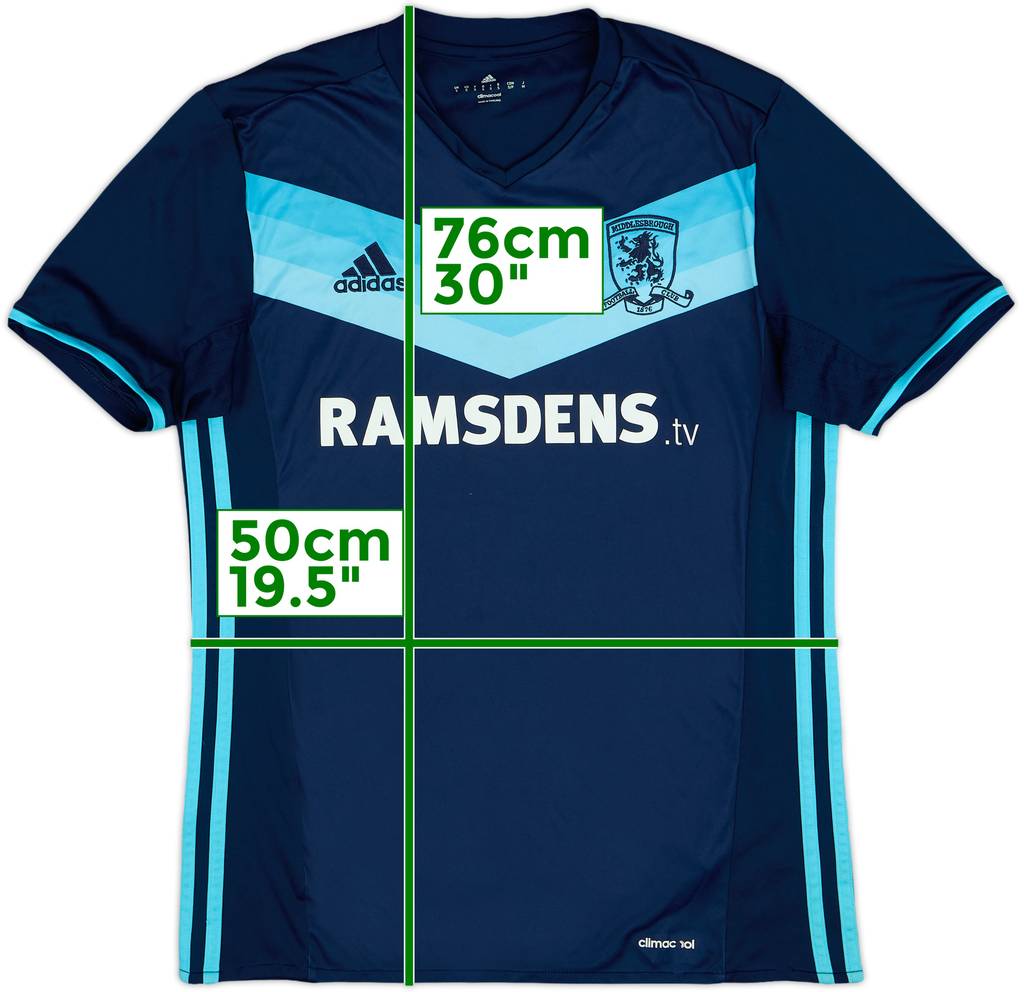 2016-17 Middlesbrough Away Shirt - 7/10 - (S)