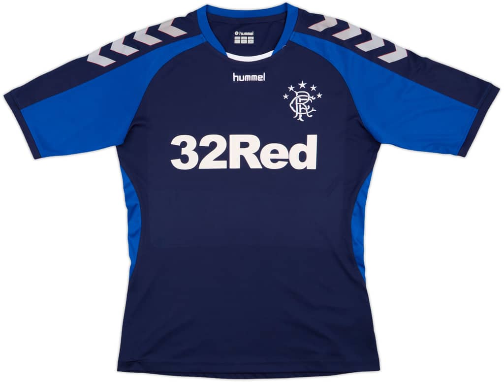 2018-19 Rangers Hummel Training Shirt - 8/10 - (S)