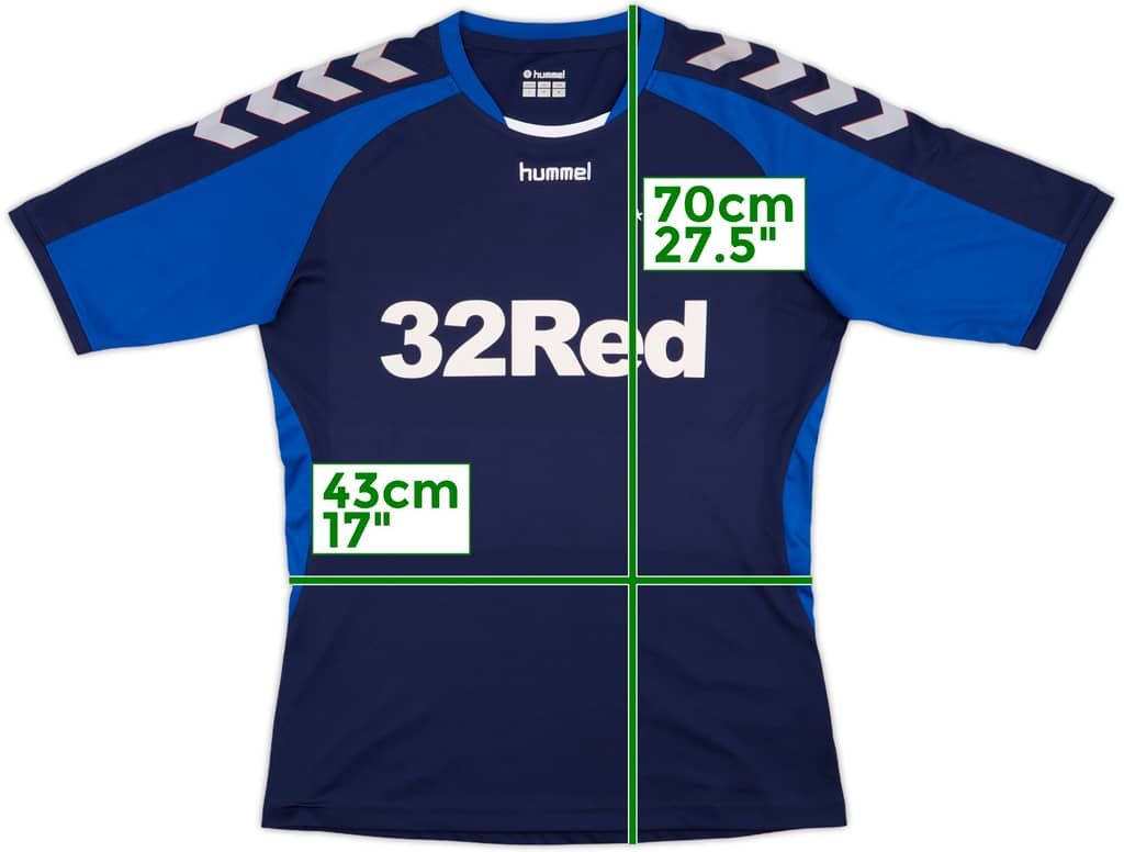 2018-19 Rangers Hummel Training Shirt - 8/10 - (S)
