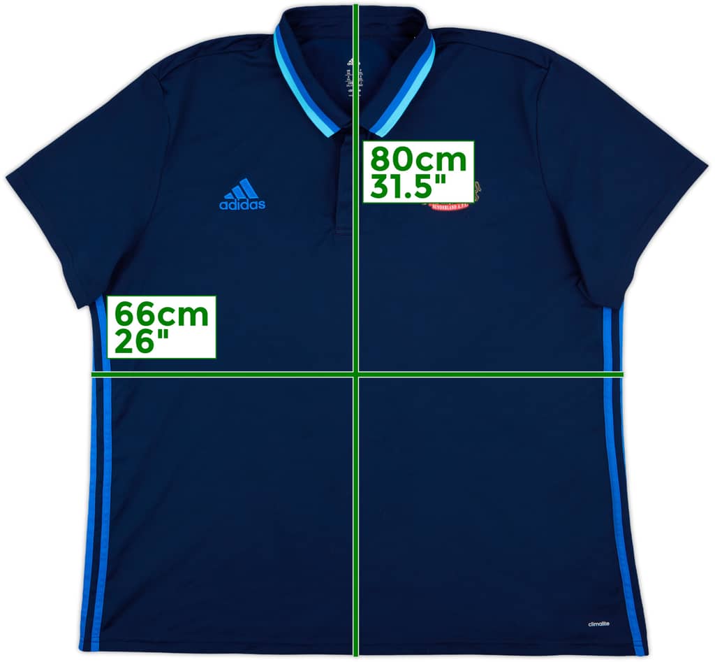 2016-17 Sunderland adidas Polo Shirt - 8/10 - (3XL)